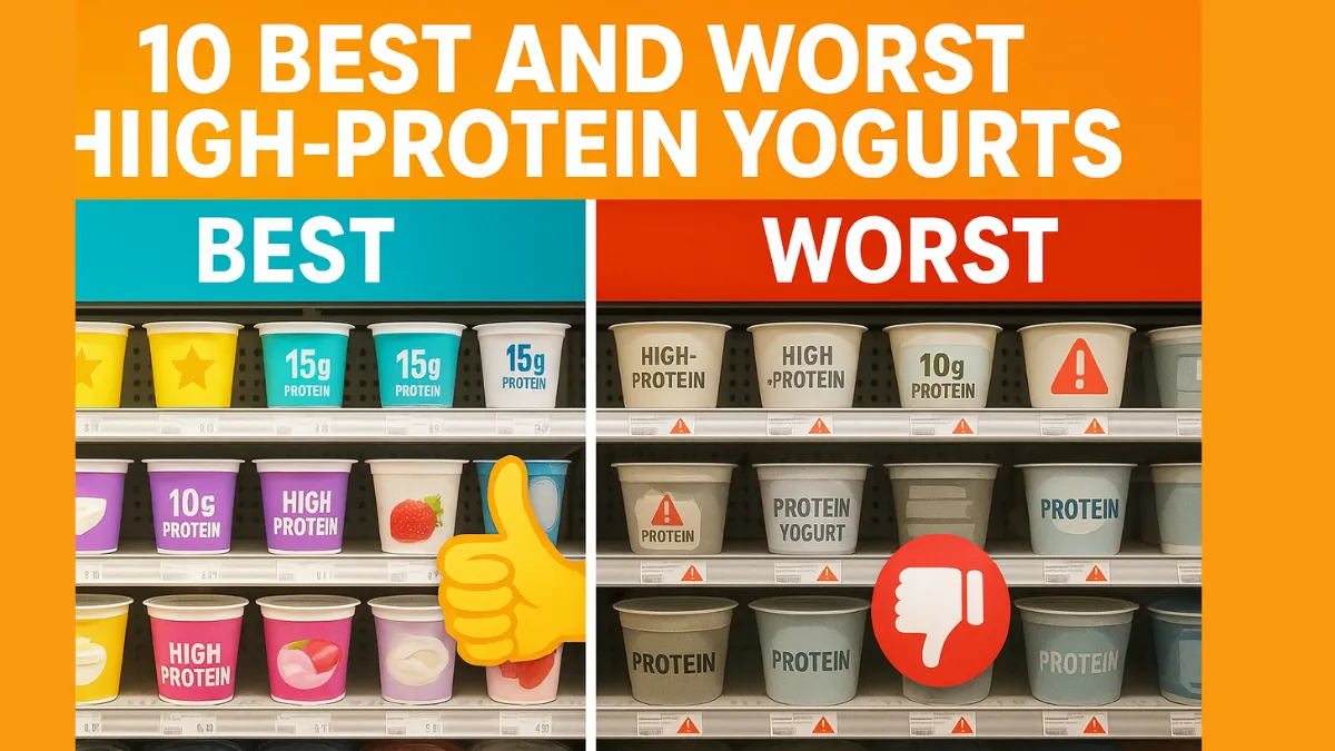 10 Best And Worst High-Protein Yogurt To Buy At The Grocery Store